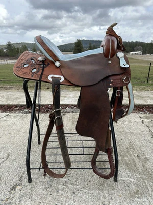 Horse Tack - 16” Saddle King Western Barrel Racing Saddle - Image 1 of 4