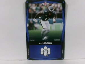 2025 UNO Elite CORE EDITION BLUE #025 A.J. BROWN - Picture 1 of 2