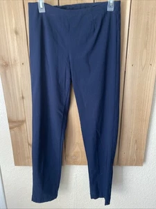 Slim SationBlue Stretch Pul On Ankle Pants Size M (8) NWOT - Picture 1 of 2