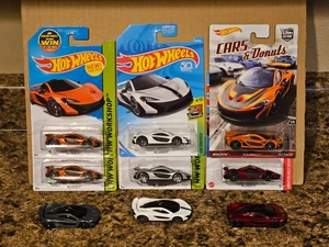 Hot Wheels 9 Stück 2013 McLaren P1 Car Culture Orange Silver '15 Exotics Maroon - Bild 1 von 4