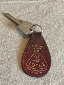 Selten Original Fabrik Vintage Lotus Auto Waltham Kreuz Cheshunt Herts Schlüsselanhänger Anhänger - Bild 1 von 5