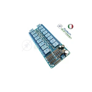 RELAISPLATINENMODUL 16 KANAL OPTOISOLIERT 10A 250V ARDUINO SHIELD 12Vdc MIT LED - Bild 1 von 1