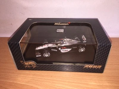 Hot Wheels 1:43 F1 McLAREN MERCEDES MP4-15 Mika HAKKINEN in Metallo MIB, 2000 - Immagine 1 di 3