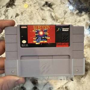 Wordtris (Super Nintendo Entertainment System, 1992) Tested Authentic - Picture 1 of 9