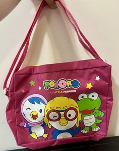 Pororo The Little Penguin Kids Purse/bag-pink - Picture 1 of 6