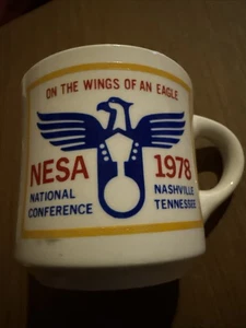1978 Boy Scout NESA National Conference NashvilleTN Mug On The Wings Of An Eagle - Picture 1 of 6