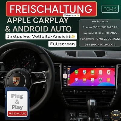 Porsche PCM 5 | Carplay & Android Auto Nachrüstung | Macan Cayenne Panamera 911 - Bild 1 von 4