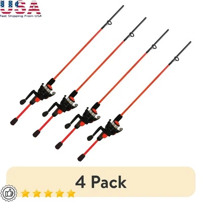 Lightweight 2-Piece Spinning Rod Reel Combo Medium Light Action Fishing Gear New - Image 1 of 4