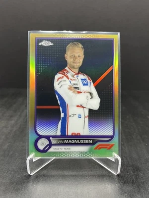 2022 Topps Chrome Formula 1 F1 Kevin Magnussen Portrait Gold Purple SP #73 - Image 1 of 2