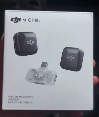 DJI Mic Mini Wireless Mic 2TX+1RX –8H Battery, Omnidirectional, Phone/Action Cam - Image 1 of 4