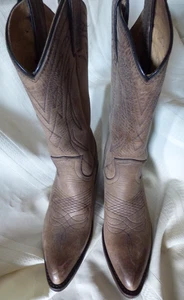 Frye Billy Damen-Westernstiefel zum Überziehen 6,5 M 77700 braun Leder - Bild 1 von 8