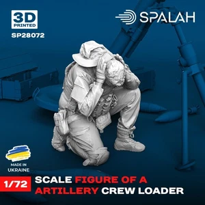 Scale figure Artillery crew loader Scale 1:72 Spalah SP28072 - Picture 1 of 3