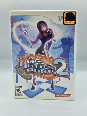 Konami Dance Revolution: Hottest Party 2 (Nintendo Wii, 2008) dance fitness fun - Image 1 of 3