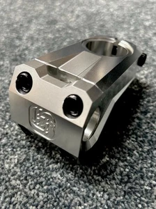 Gusset MAGOG Stem 52mm Silver BMX EXTREMELY HEAVY DUTY 28mm steerer, 22mm Clamp - Picture 1 of 6