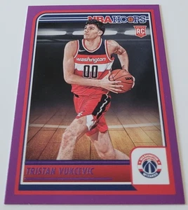 2023-24 Hoops Purple #254 Tristan Vukcevic Washington Wizards - Bild 1 von 2