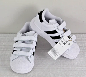 Adidas Kinder Superstar II CF C Sneaker 10,5K Weiß/Schwarz Neu ohne Karton - Bild 1 von 13
