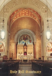 Holy Hills Sanctuary Hubertus Wisconsin Carmelite Friars 1975 Postcard - Picture 1 of 2