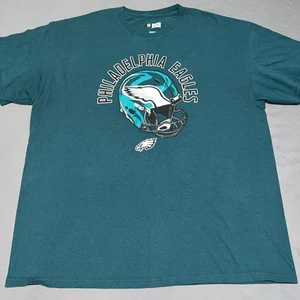 NFL Team Apparel Philadelphia Eagles Short Sleeve Shirt Men’s XL Green Logo-4759 - Picture 1 of 14