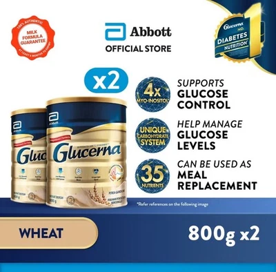 2 X Glucerna Triple Cuidado Diabético Leche en Polvo Vainilla 800Gramos NUEVO ENVÍO RÁPIDO Foto 1 de 4