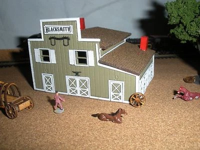 N Scale Old West Blacksmith Shop Kit - Image 1 of 4