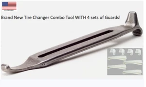 Tire Changer Mount Demount Combo Tool Bar W/ GUARDS Coats 1010 2020 4040 4050 - Picture 1 of 1