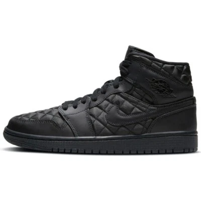 Jordan Air Jordan 1 Mid SE "Negro Acolchado" Mid-top zapatos de baloncesto DB6078-001 Foto 1 de 4