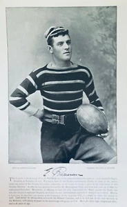 Original 1895 Famous Footballers 13 x 10 Page  E. Redman and T. Pook - Bild 1 von 2