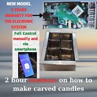 Carved Candles Wax Melter Electronic Machine Plus 2 Ours Seminar 6 buckets New