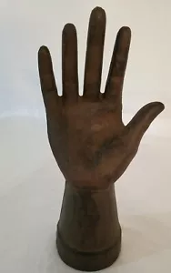 Mano de hierro fundido para joyería - Imagen 1 de 4