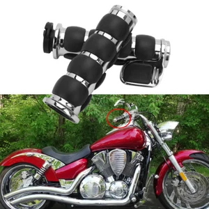 Motorcycle 1'' 25mm Handlebar Hand Grips+Throttle Assist For Honda VTX 1300 1800 - Picture 1 of 12