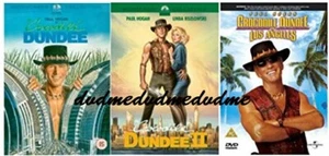 Cocodrilo Dundee 1 2 3 DVD Paul Hogan obras nuevas y selladas en todo el mundo - Imagen 1 de 1
