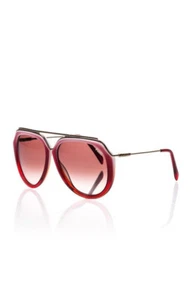 Emilio Pucci EP15 74T Rose Aviator Dark Red Gradient 58-13-135mm Sunglasses - Picture 1 of 2
