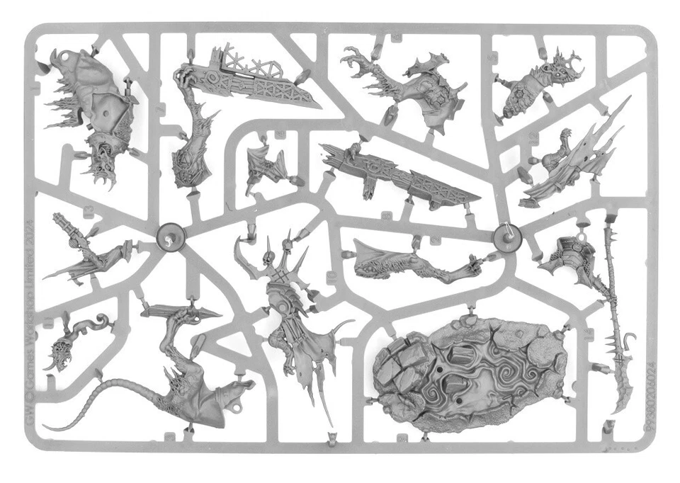 GAMES WORKSHOP Clawlord on Gnaw-Beast Skaven Skaventide Warhammer Age of Sigmar