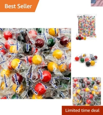 Nostalgic Jaw Breakers Hard Candy - 3lbs Bulk Pack, 230 Individually Wrapped - Image 1 of 4