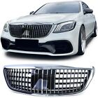 Debadged Grill For Mercedes S Class W222 5 2013 2020 With Night Vision
