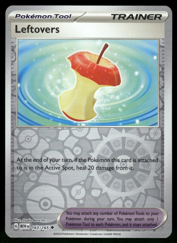 Leftovers Reverse Holo NM 163/165 Scarlet & Violet 151 Pokemon Card - Image 1 of 1