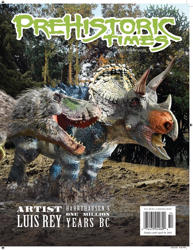 NEW #152 Issue Prehistoric Times dinosaur magazine PT WINTER 2025 mint!!!! Foto 1 de 1