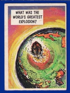 WORLD'S GREATEST EXPLOSION 1961 TOPPS ISOLATION BOOTH #76 VERY GOOD NO CREASES - Picture 1 of 2