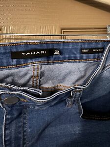 Tahari Kelly Classic Mid Rise Skinny Jeans Women’s Plus Size 18