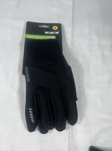 Bike Cycling Gloves Wowow Winter Touch Screen Windproof Thermal Size L Black - Picture 1 of 7