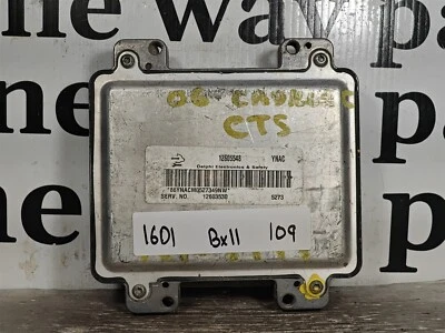 12603530 Chevrolet Impala 2007-2009 Engine Control Unit ECU Module 16D1 109 B11 - Image 1 of 4