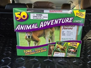 50 CARDS ANIMAL ADVENTURE By Kidsbooks - BRAND NEW! - Picture 1 of 2