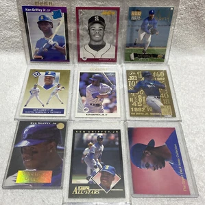 Ken Griffey Jr 9 Baseball Card Lot-Seattle Mariners-HOF-Rookie Cards & More!! - Picture 1 of 20