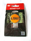 LSU TIGERS STAINLESS STEEL MONEY CLIP #3 - NEW