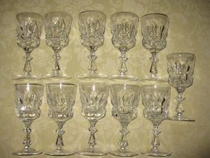 Elf Weingläser, Bleikristall, Rarität von Peill & Putzler aus den 1960er Jahren - Bild 1 von 5