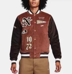 Nike Sportswear Corduroy Bomber Jacket FQ6159-256 THERMA-FIT Men's Size Medium - Picture 1 of 6