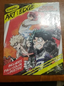 My Hero Academia: (2023) Crayola Art with Edge w/28 Coloring Pages + Poster! - Picture 1 of 2