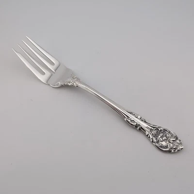 Tenedor de ensalada Gorham King Edward de plata esterlina - 6 7/8" - tamaño de lugar Foto 1 de 3