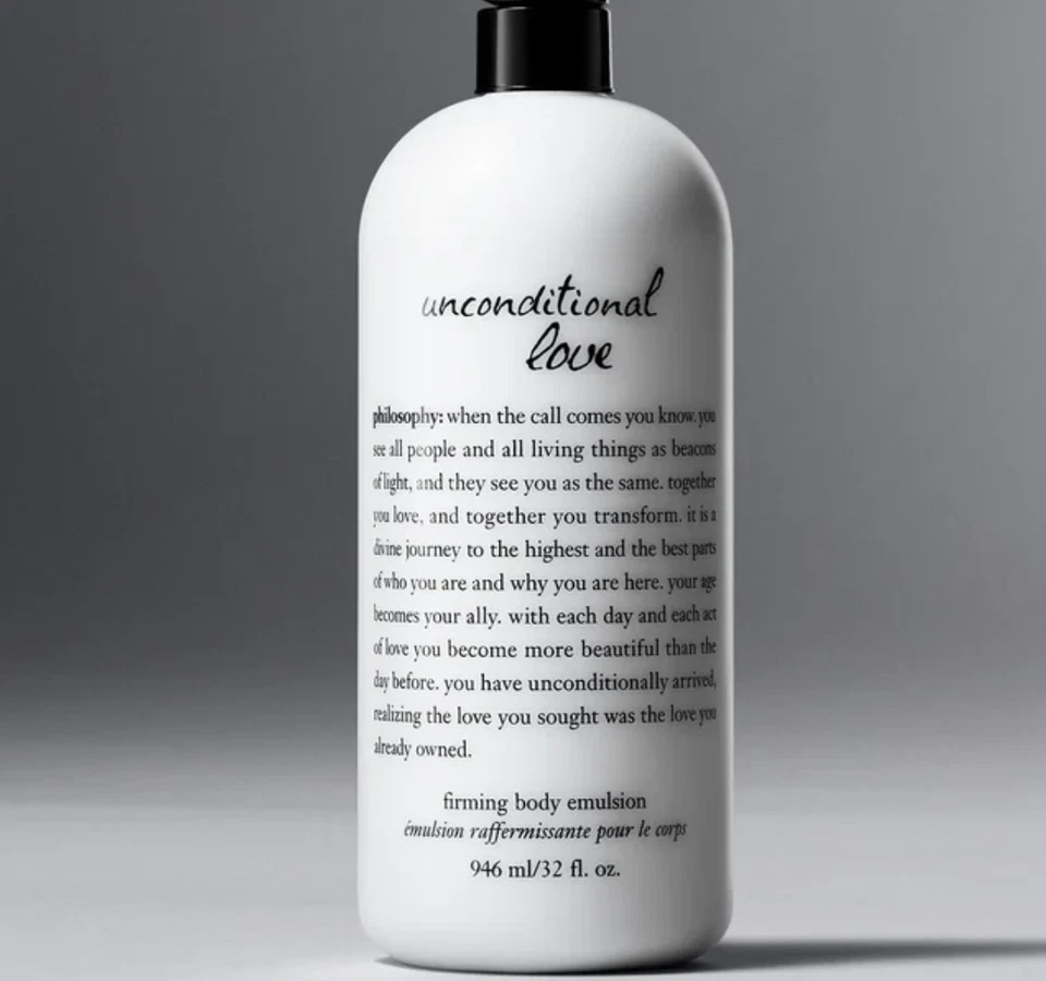 Philosophy Unconditional Love Firming Body Emulsion Big Bottle 32 Oz