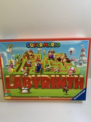 Super Mario Bros Labyrinth  The Maze Family Board Game New - Image 1 of 4